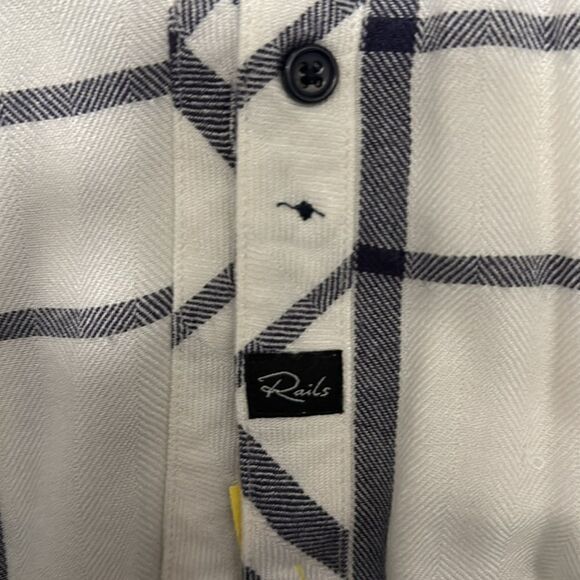 New rails XS Navy and white flannel - Picture 3 of 5